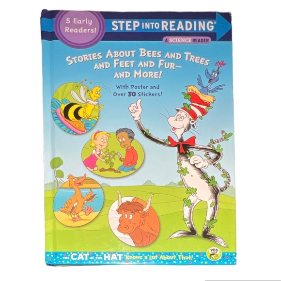 Children’s book! The Cat In The Hat! 5 early readers all in 1! Preschool-3grade - Picture 3 of 11